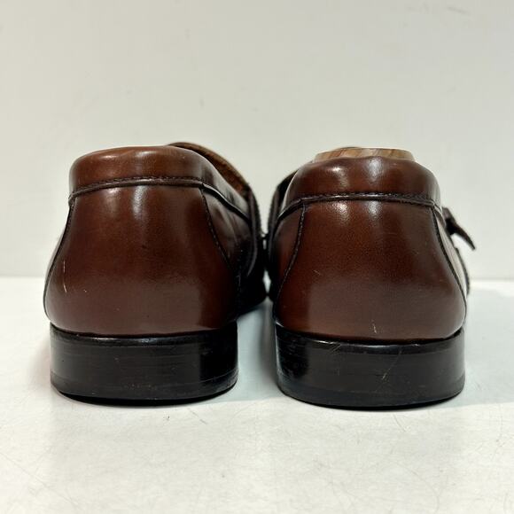 VERY GOOD Cole Haan Buckle Loafer Kiltie Handsewn Moc Made in Maine USA 10.5 D - Picture 6 of 13